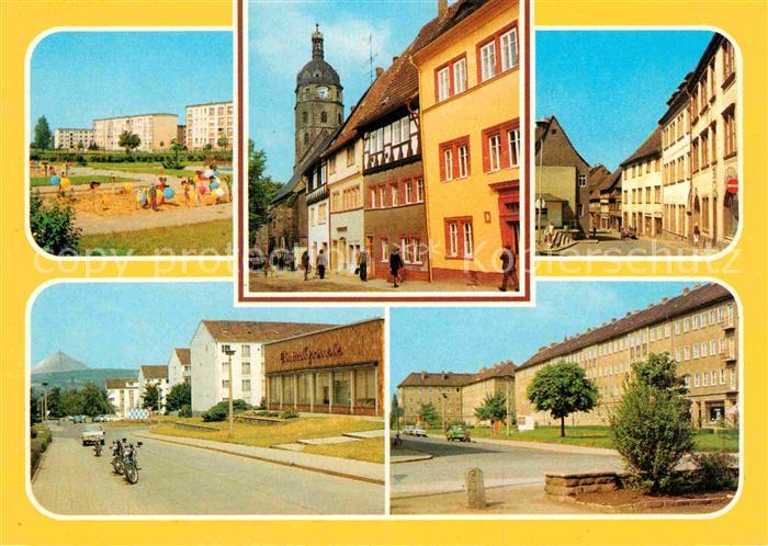 Sangerhausen Suedharz Suedwest Siedlung G Schumann Str Markt Kornmarkt Einkaufsq