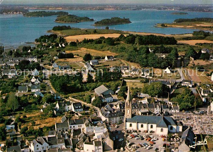Presqu Ile de Rhuys Vue generale aerienne