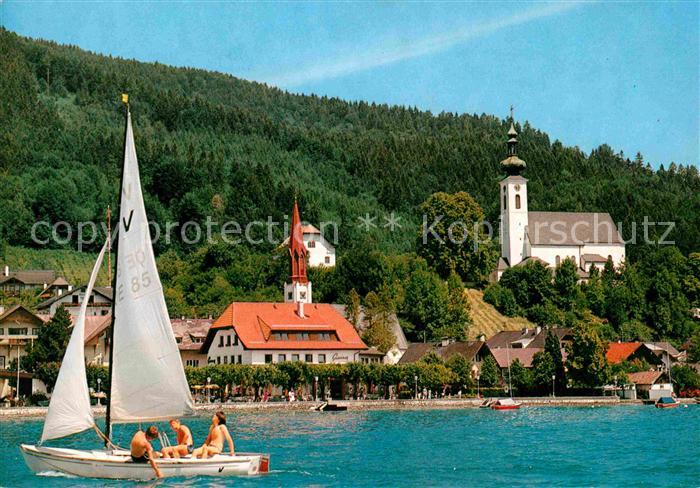 Attersee am Attersee Kirche Bootspartie
