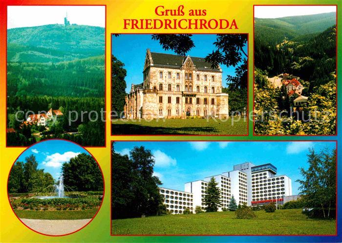 Friedrichroda Spiessberghaus Gr Inselsberg Schloss Reinhardsbrunn Kuehles Tal Sp