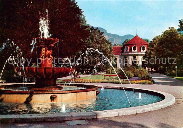 Bad Reichenhall Kurpark Brunnen