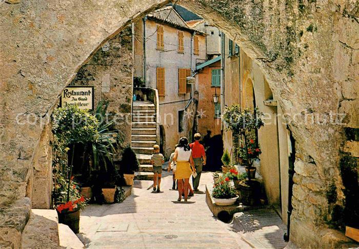 Roquebrune Menton Vieille rue pittoresque