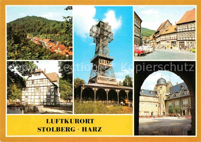 Stolberg Harz Rittergasse Josephskreuz Markt Jugendherberge FDGB Erholungsheim C