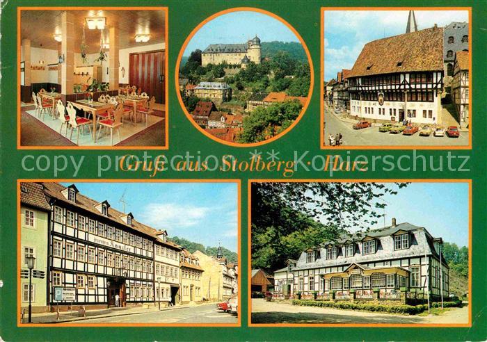Stolberg Harz Sachsenhof Bauernstube FDGB Erholungsheim Rathaus Betriebserholung