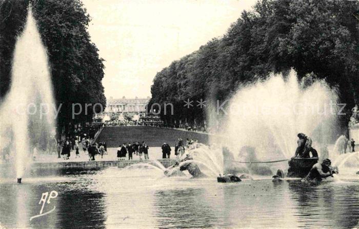 Versailles Yvelines Bassin d Apollon Tapis vert les grandes caux