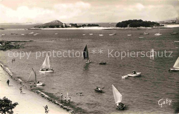Carantec Le Port et l'Ile de Callot Plage