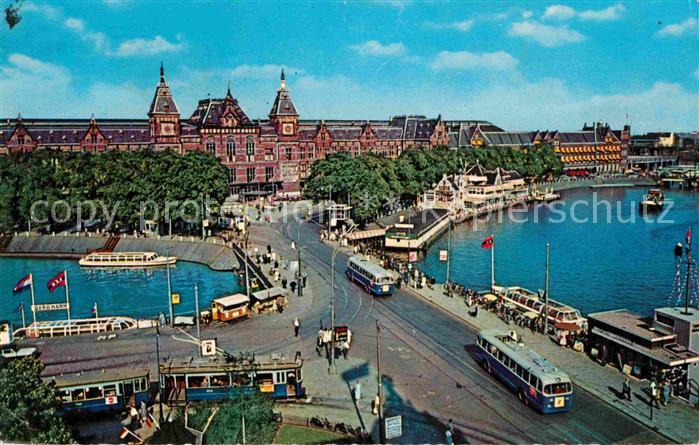 Amsterdam Niederlande Centraal Station Zentralbahnhof