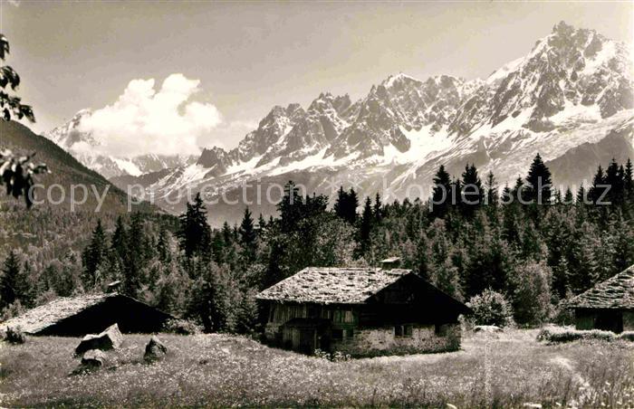 Chamonix Paturage et vieilles fermes de Charouss