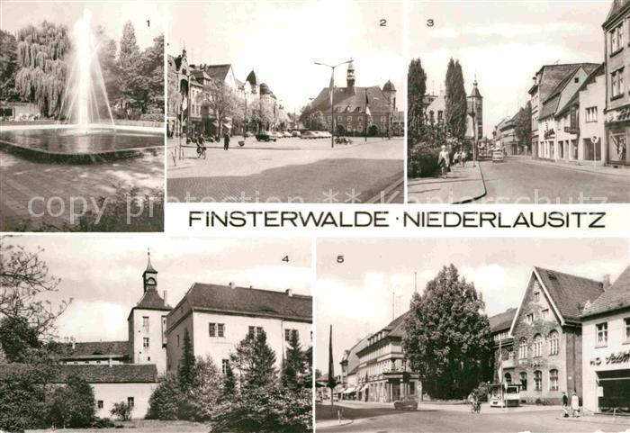 Finsterwalde VVN Denkmal Markt Th?lmannstrasse Schloss Postamt