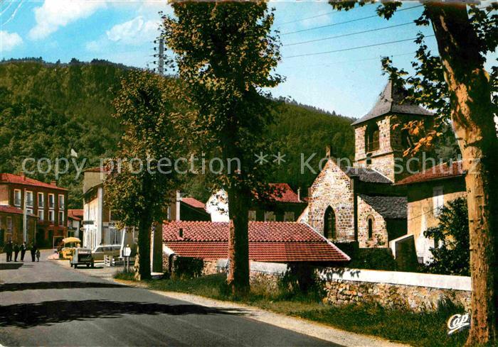 Lavoute-sur-Loire Eglise Rue Centrale