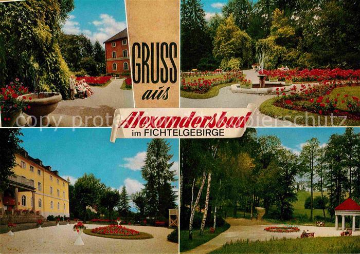 Bad Alexandersbad Kurpark Brunnen Pavillon