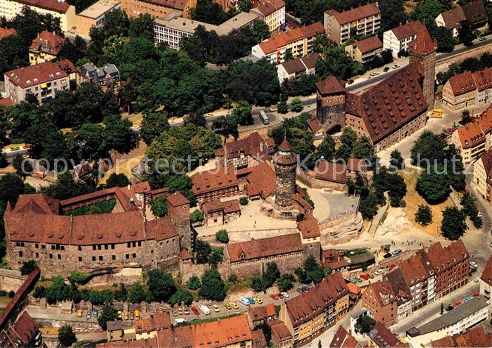 NueRNBERG  CITY Kaiserburg Fliegeraufnahme