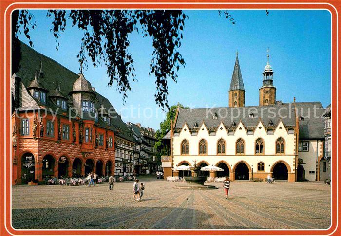 GOSLAR Harz Niedersachsen Marktplatz Postkarten Nr 2135