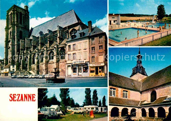 Sezanne Rathaus Schwimmbad Campingplatz Kloster