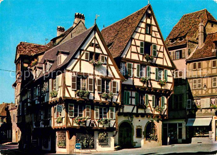 Colmar Haut Rhin Elsass Auberge Au Fer Rouge Vieilles Maisons Fachwerkhaeuser