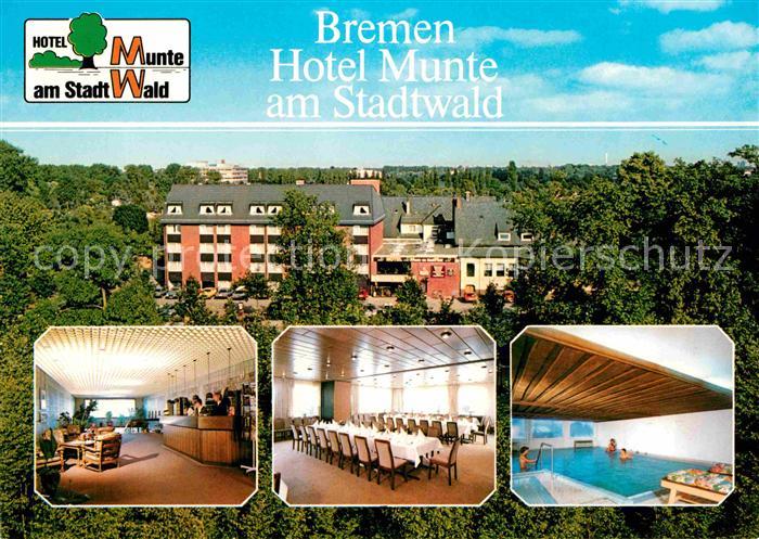BREMEN  CITY Hotel Munte am Stadtwald Restaurant Hallenbad