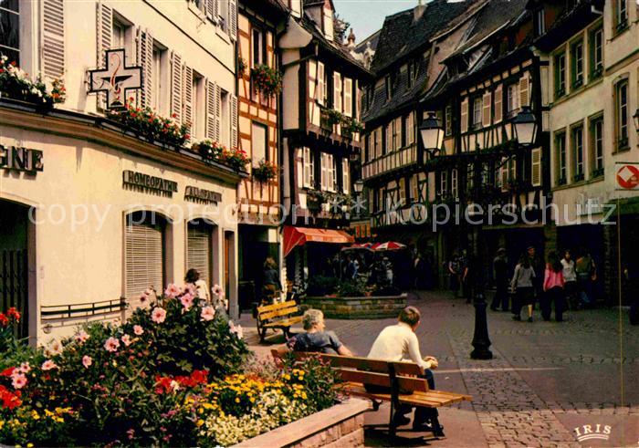 Colmar Haut Rhin Elsass La Rue des Boulangers vieille ville Alt