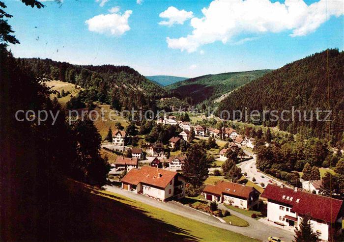 Schoenmuenzach Panorama Kneipp und Luftkurort im Murgtal Schwarzwald