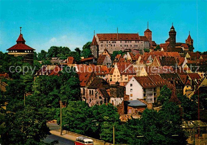 NueRNBERG CITY Stadtbild mit Blick auf die Burg