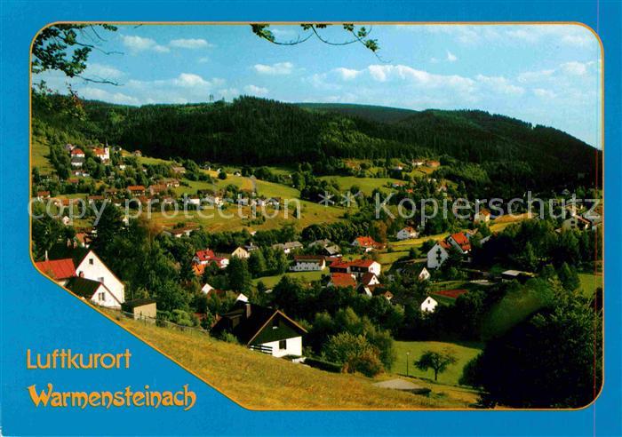 Warmensteinach Panorama Luftkurort im Fichtelgebirge