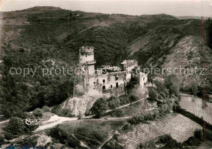 Tournoel Vue aerienne du Chateau