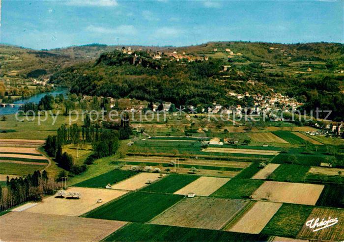 Domme Vallee de la Dordogne vue aerienne