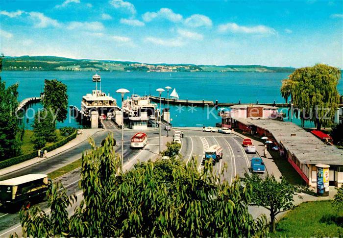 Konstanz Bodensee Autofaehre Konstanz Meersburg