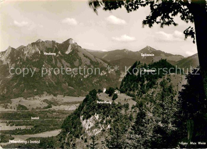 Petersberg Inn Panorama Inntal Chiemgauer Alpen
