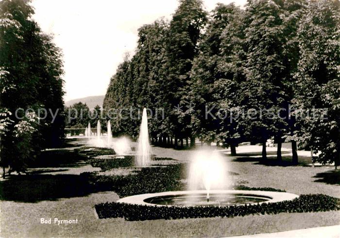 Bad Pyrmont Kurpark Wasserspiele