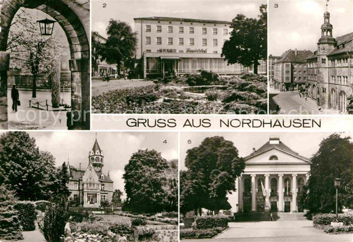 Nordhausen Thueringen Mahnmal Imperialistischer Krieg HO Hotel Handelshof Albert
