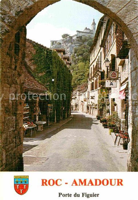 Rocamadour Cite medievale une rue