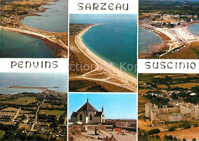 Sarzeau Pointe de Penvins Plage Chateau de Suscinio Eglise