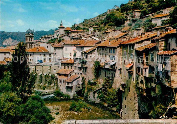 Pont-en-Royans Les maisons suspendues au dessus de la Bourne