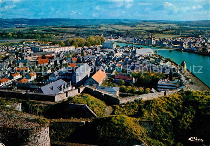 Givet Ardennes La ville vue du fort de Charlemont