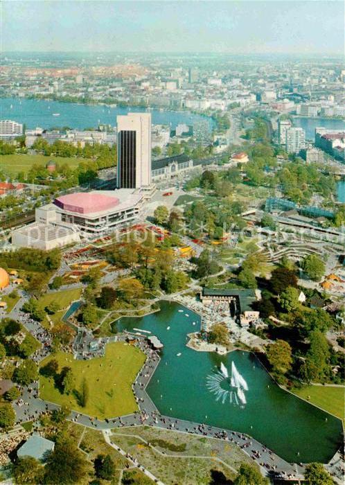 HAMBURG CITY Blick vom Fernsehturm Congress Centrum Alster