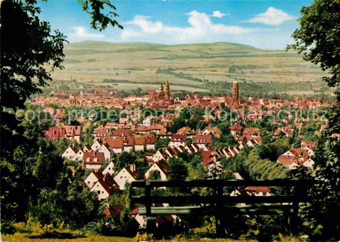 Goettingen Niedersachsen Ausblick vom Hainberg nach den Hohen Hagen