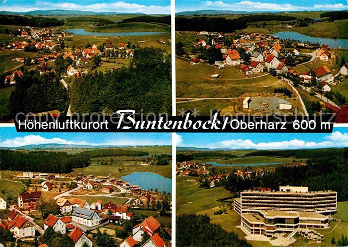 Buntenbock Hoehenluftkurort Kurhaus See Fliegeraufnahme