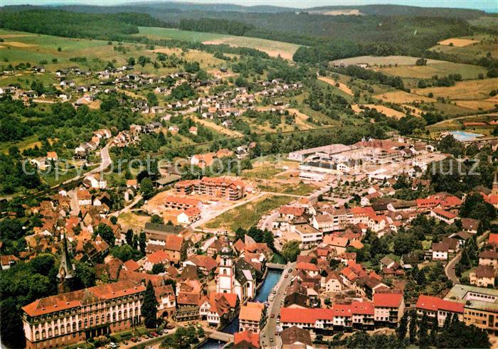 Erbach Odenwald Stadt der Elfenbeinschnitzer Fliegeraufnahme
