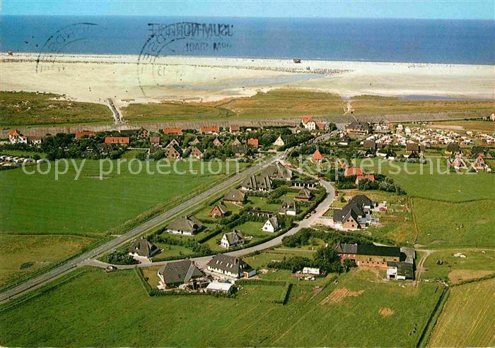 St Peter-Ording Nordseeheilbad Schwefelbad Fliegeraufnahme