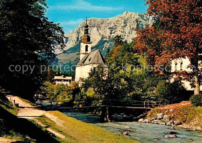 Ramsau Berchtesgaden Bergkirchlein mit Reiteralpe