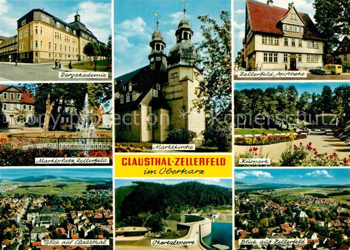 Clausthal-Zellerfeld Goslar Niedersachsen Bergakadamie Marktkirche Apotheke Kurp