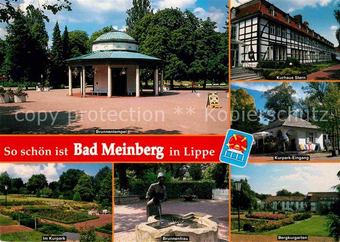 Bad Meinberg Brunnentempel Kurhaus Kurgarten Brunnenfrau Skulptur Kurpark