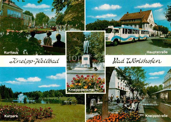 Bad Woerishofen Kneipp Heilbad Kurhaus Denkmal Hauptstrasse Kneippstrasse Kurpar