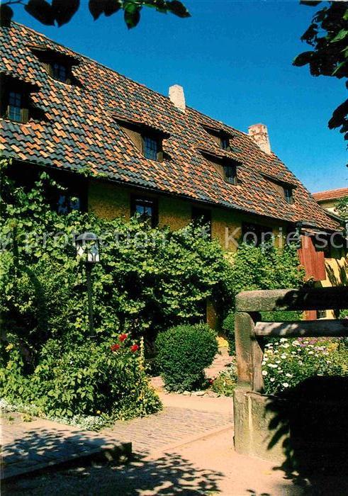 Eisenach Thueringen Bachhaus Garten Gedenkstaette Johann Sebastian Bach Musikins