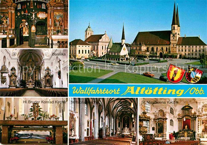 Altoetting Gnadenkapelle Basilika Hl Bruder Konrad Kirche Stiftspfarrkirche St M