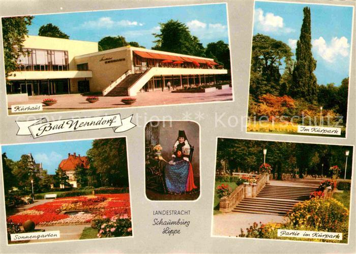Bad Nenndorf Kurhaus Kurpark Sonnengarten Landestracht Schaumburg Lippe