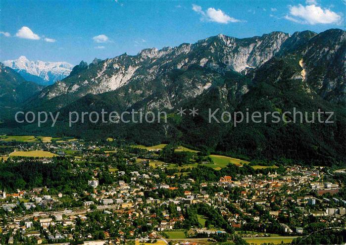 Bad Reichenhall und Bayerisch Gmain mit Hohem Goell Lattengebirge Predigtstuhl A