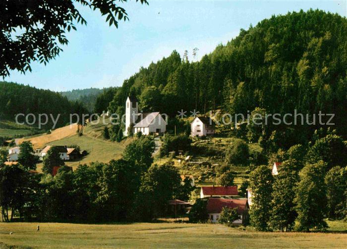 Warmensteinach St Bonifatius Kirche mit Mittelberg