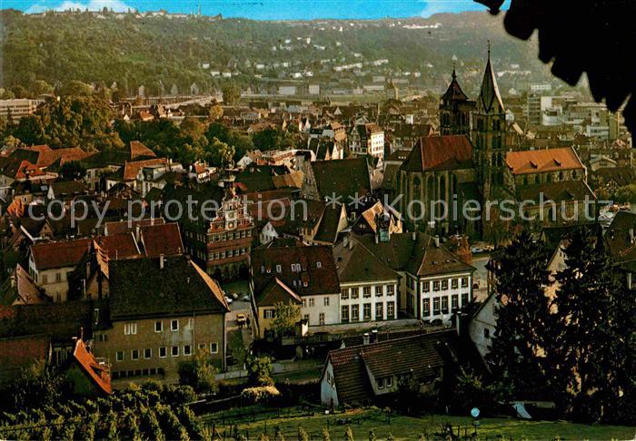 Esslingen Neckar Stadtbild mit Kirche