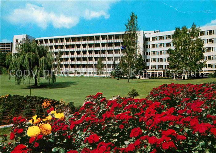 Bad Driburg Klinik Berlin BfA Park Blumenbeet